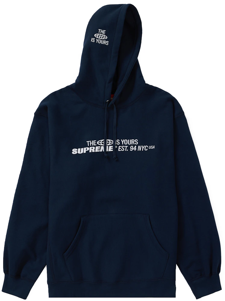 Supreme World Is Yours Hooded Sweatshirt Red Men's - SS21 - US