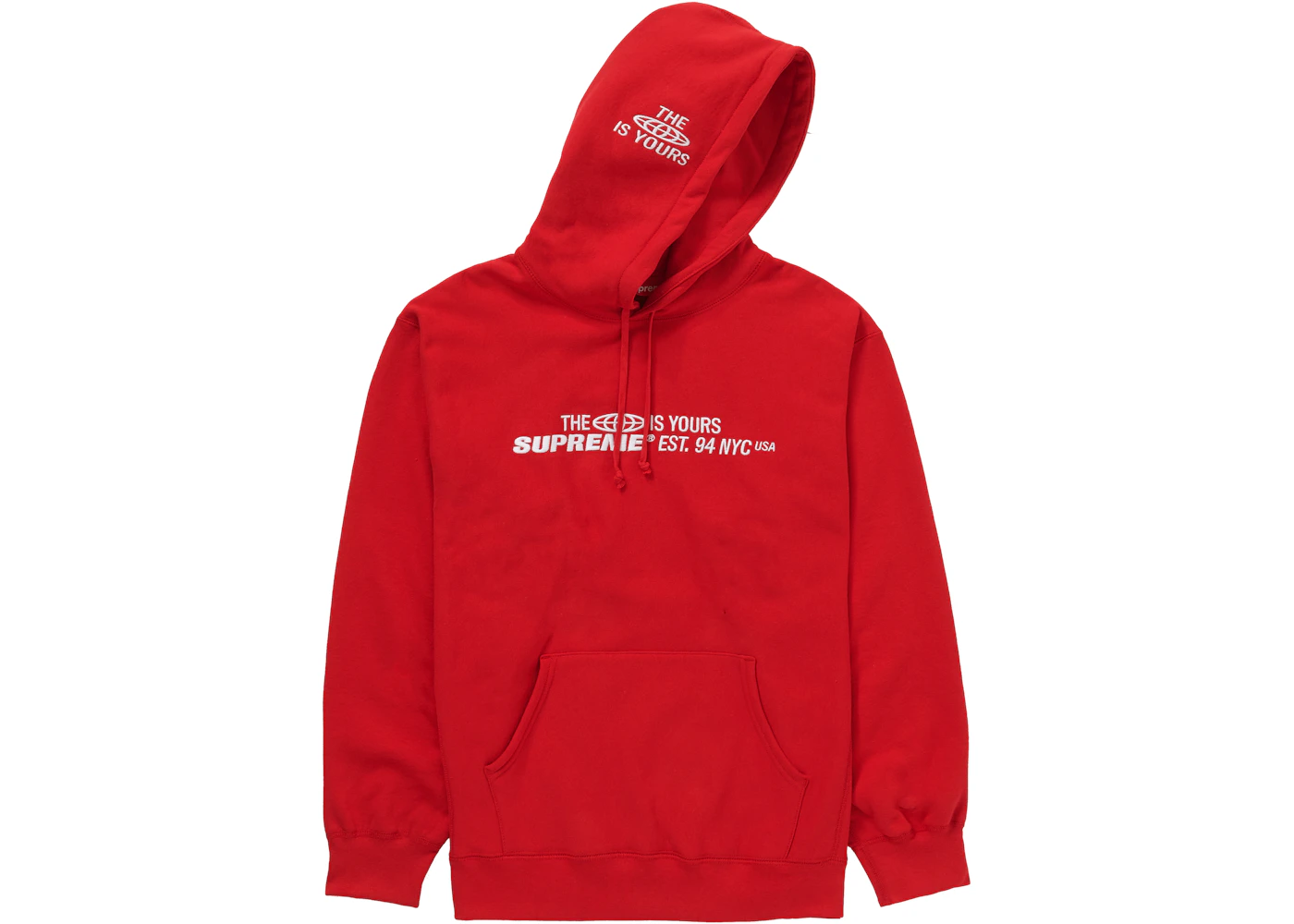 Supreme scarface the world is yours hooded sweatshirt Clearance