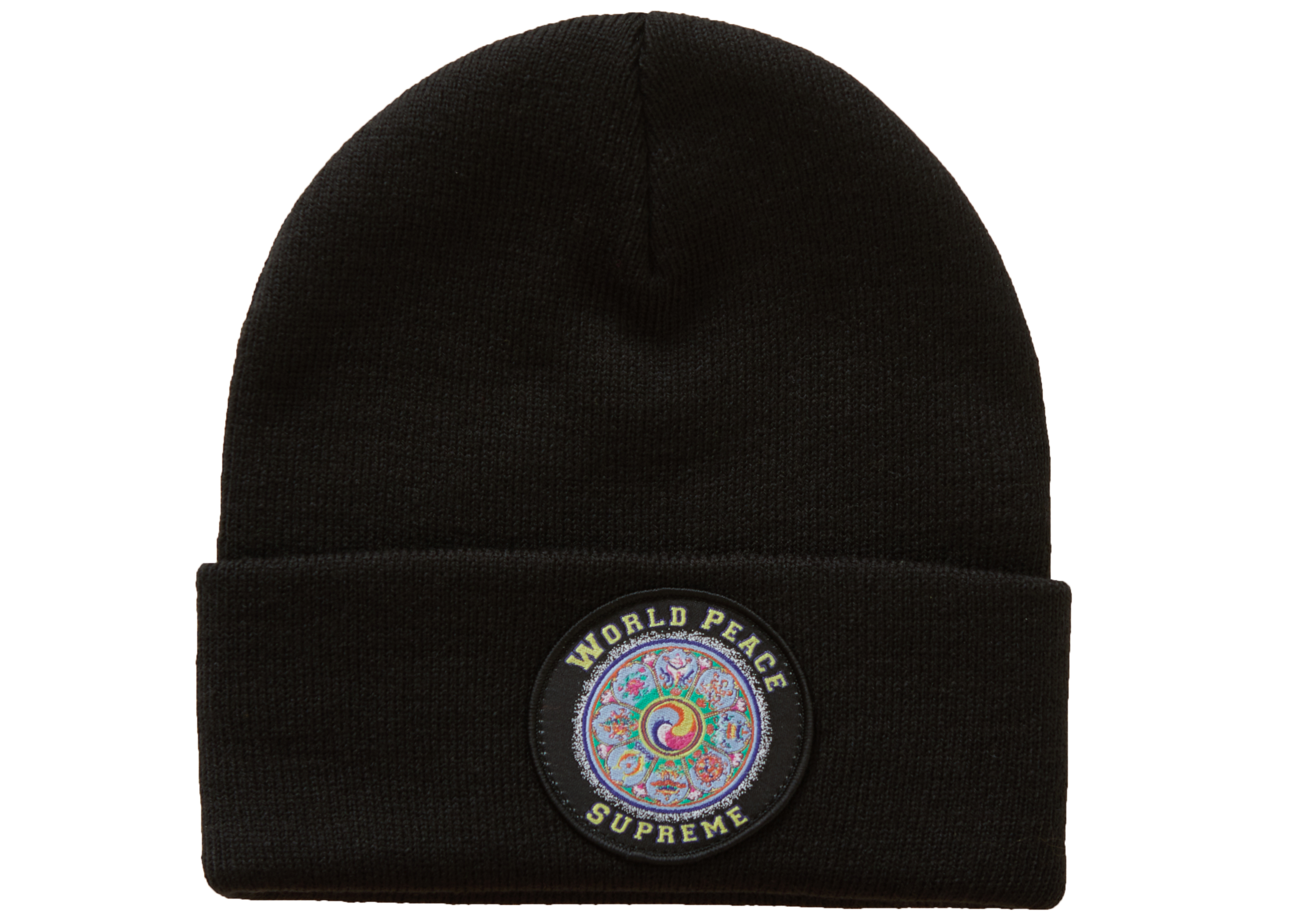Supreme Peace Embroidered Beanie Black - FW23 - US