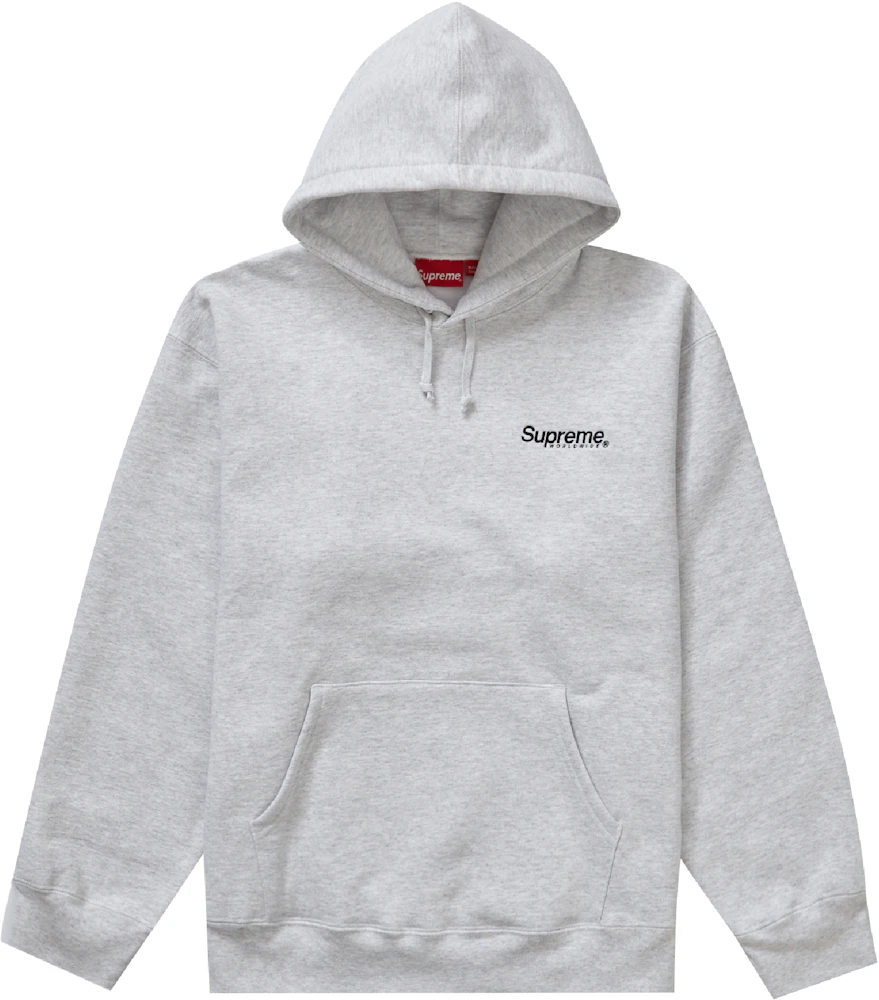 Supreme Worldwide Hooded Sweatshirt Ash Grey Men's - SS23 - US