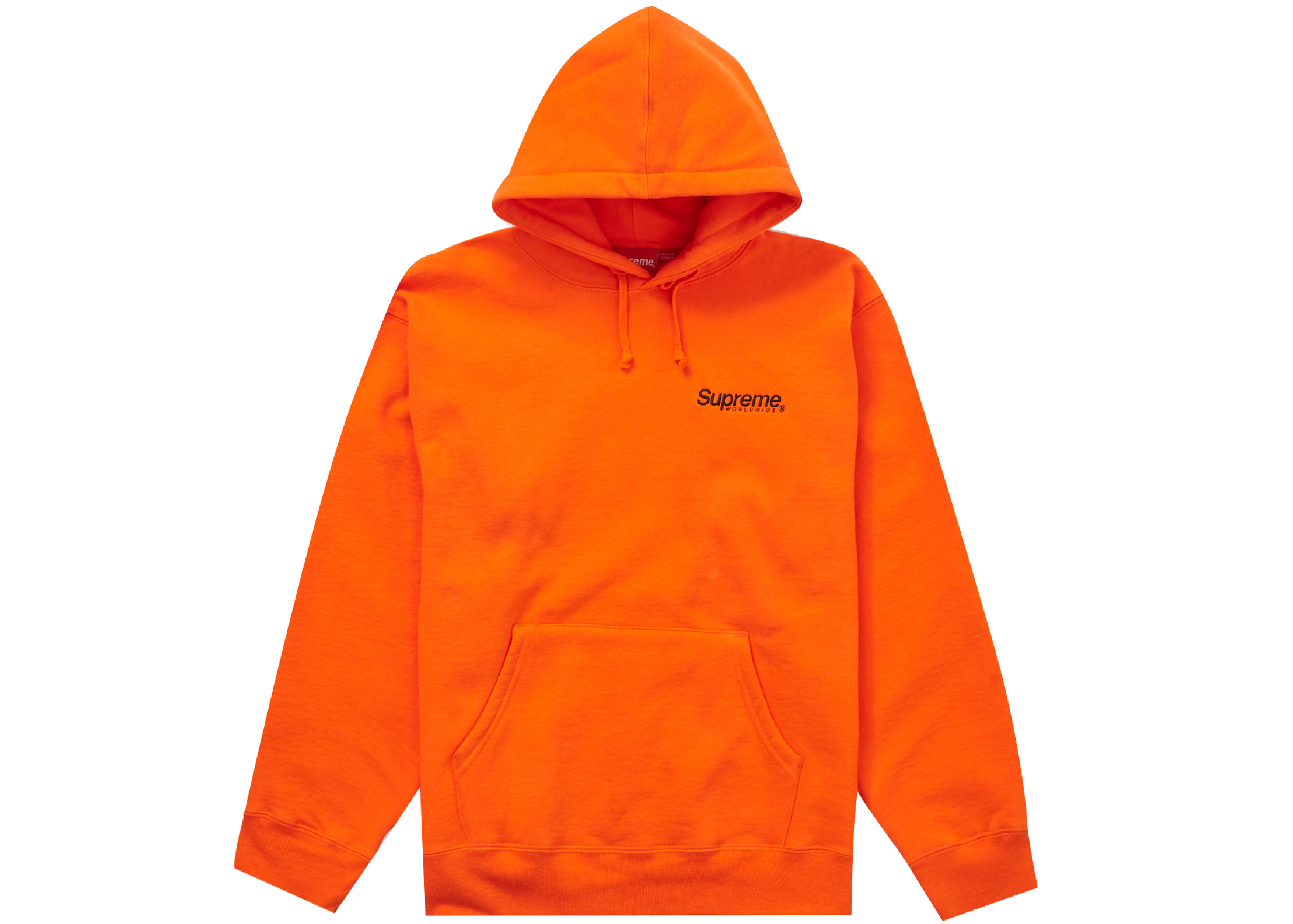Supreme Worldwide Hooded Sweatshirt Dark Orange Men's - SS23 - US