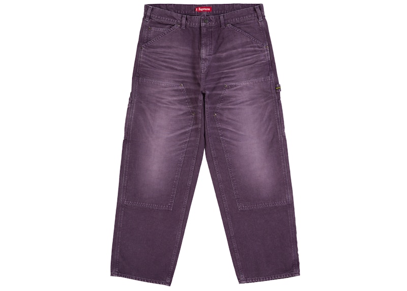Supreme Worn Double Knee Painter Pant (SS26) Purple Men's - SS26 - US