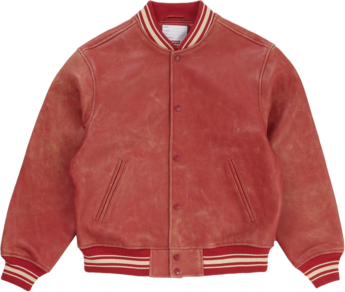 Red Travis Scott Baseball Varsity Jacket