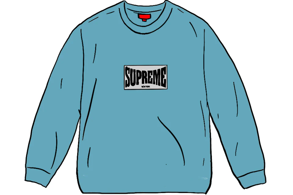 Supreme woven cheap label