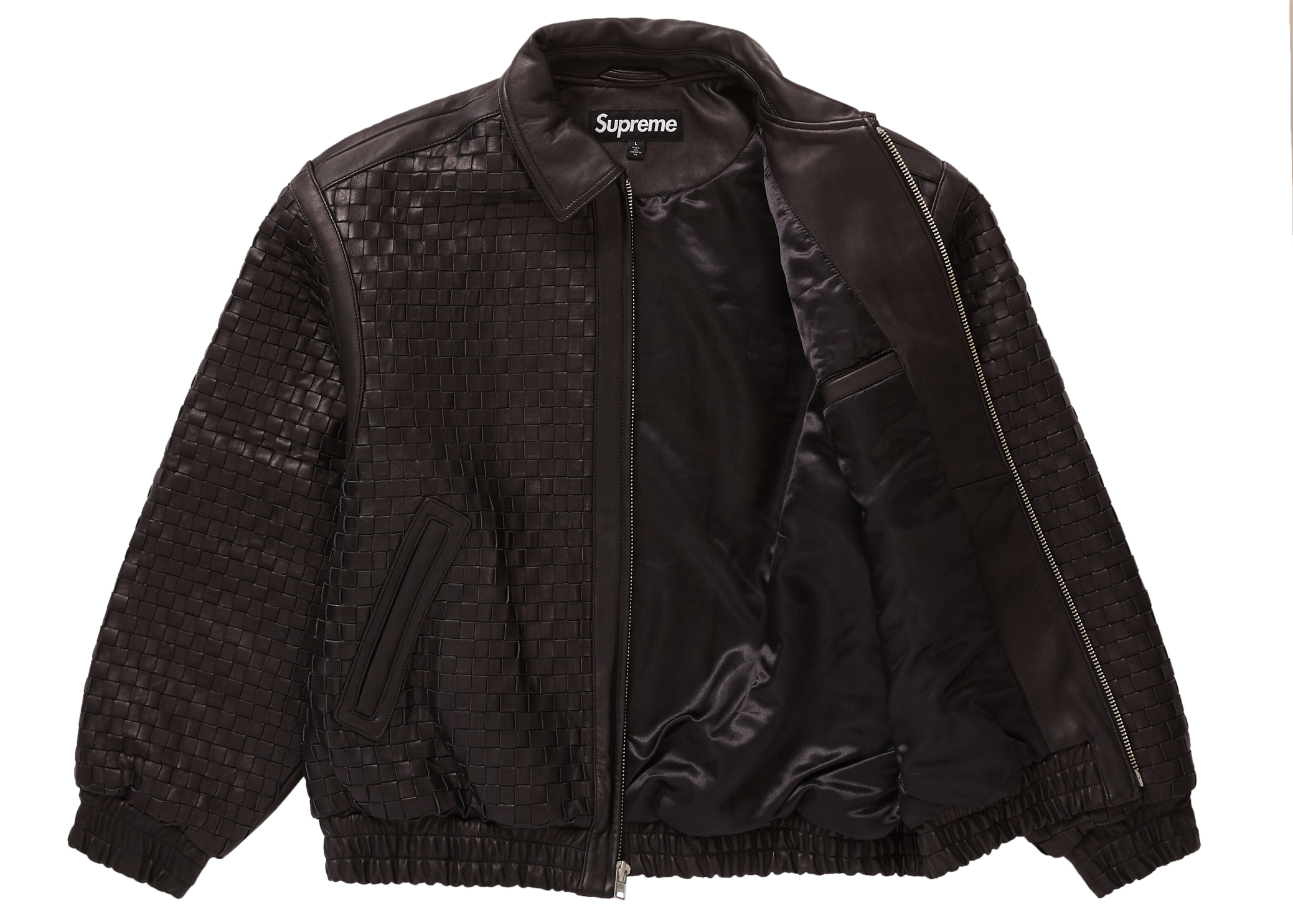 Supreme Leather Varsity Jacket購入希望です
