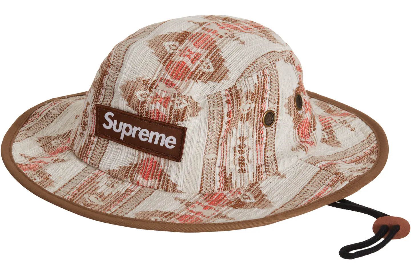 Supreme Woven Pattern Boonie Tan - FW22 - CN