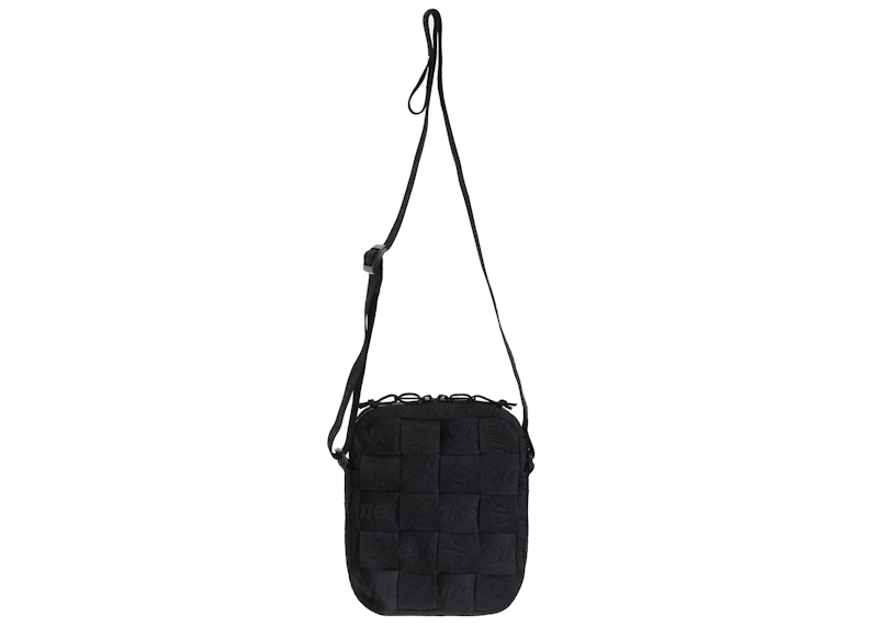 Supreme Woven Shoulder Bag Black - SS23 - US