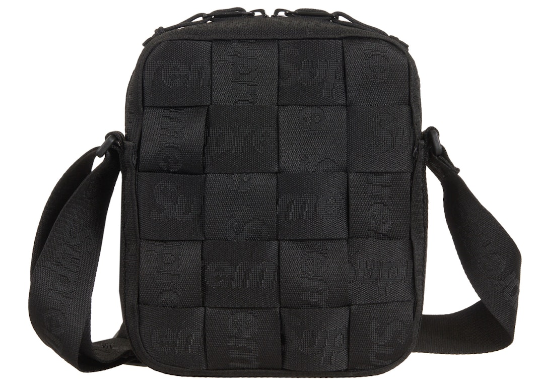 Pre-owned Supreme Woven Shoulder Bag Ss24 Black