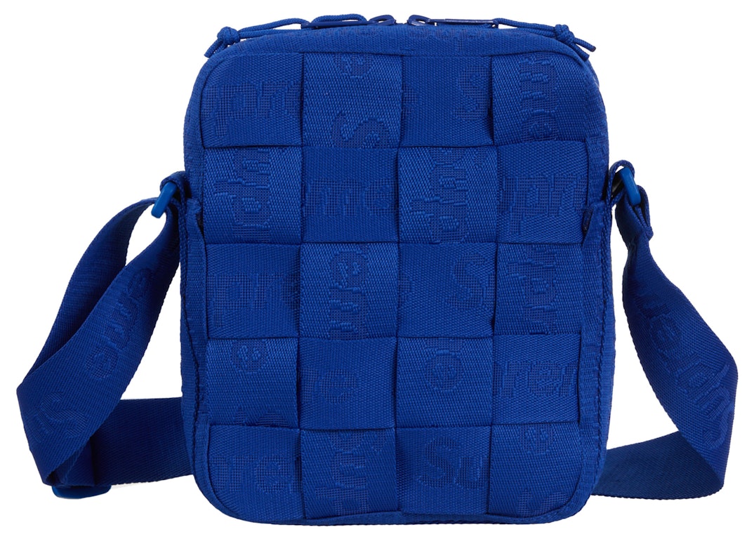 Pre-owned Supreme Woven Shoulder Bag Ss24 Royal