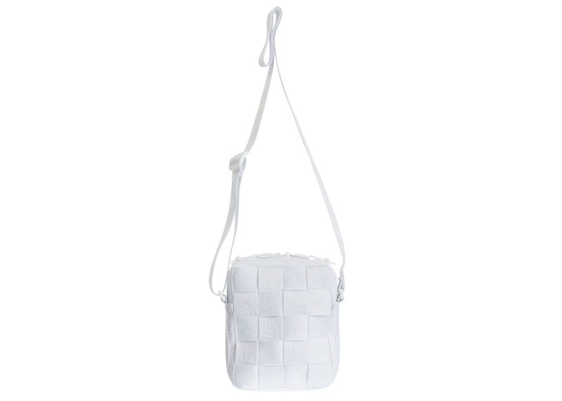 Supreme Woven Shoulder Bag White