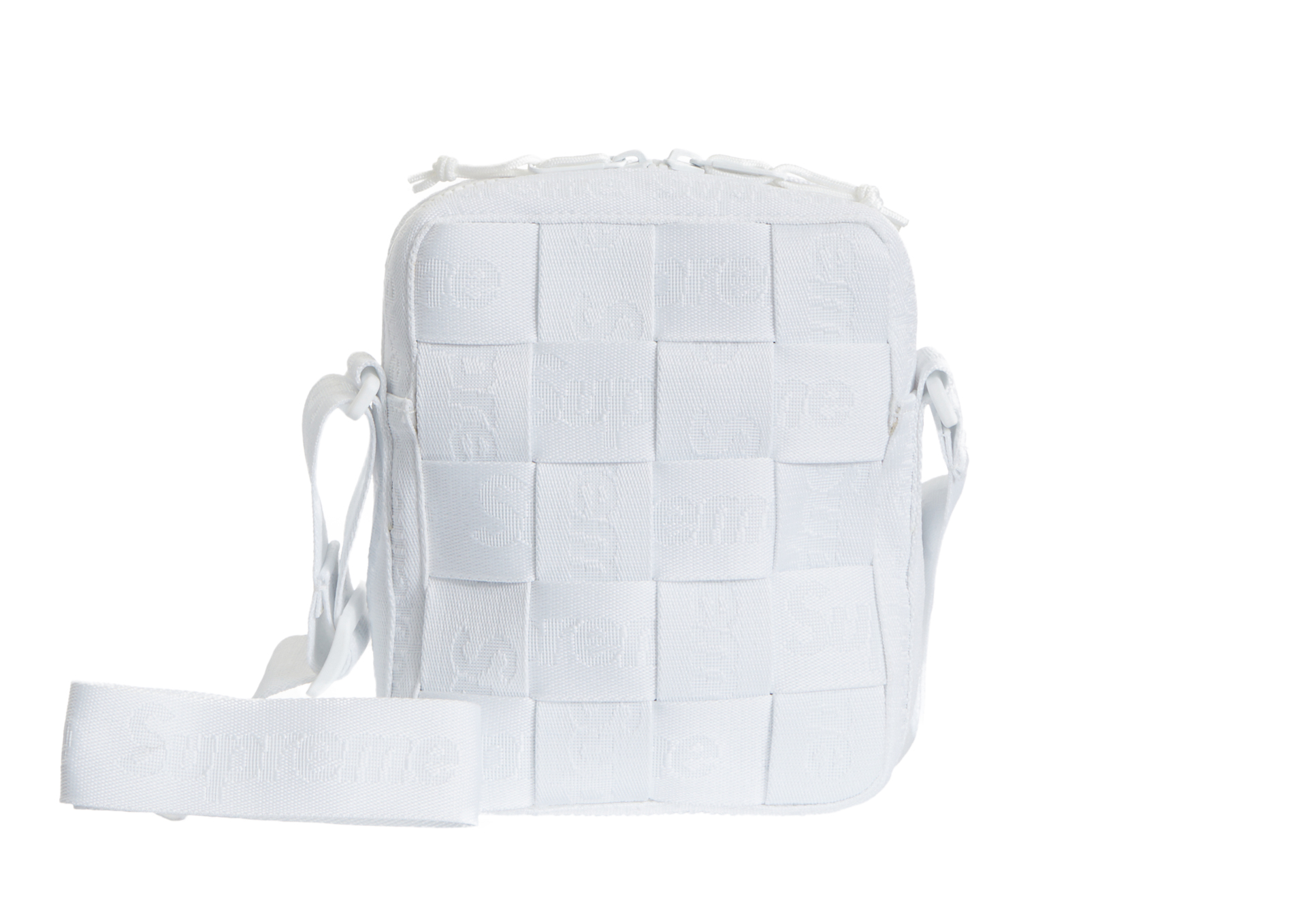 Supreme Woven Shoulder Bag White - SS23 - US