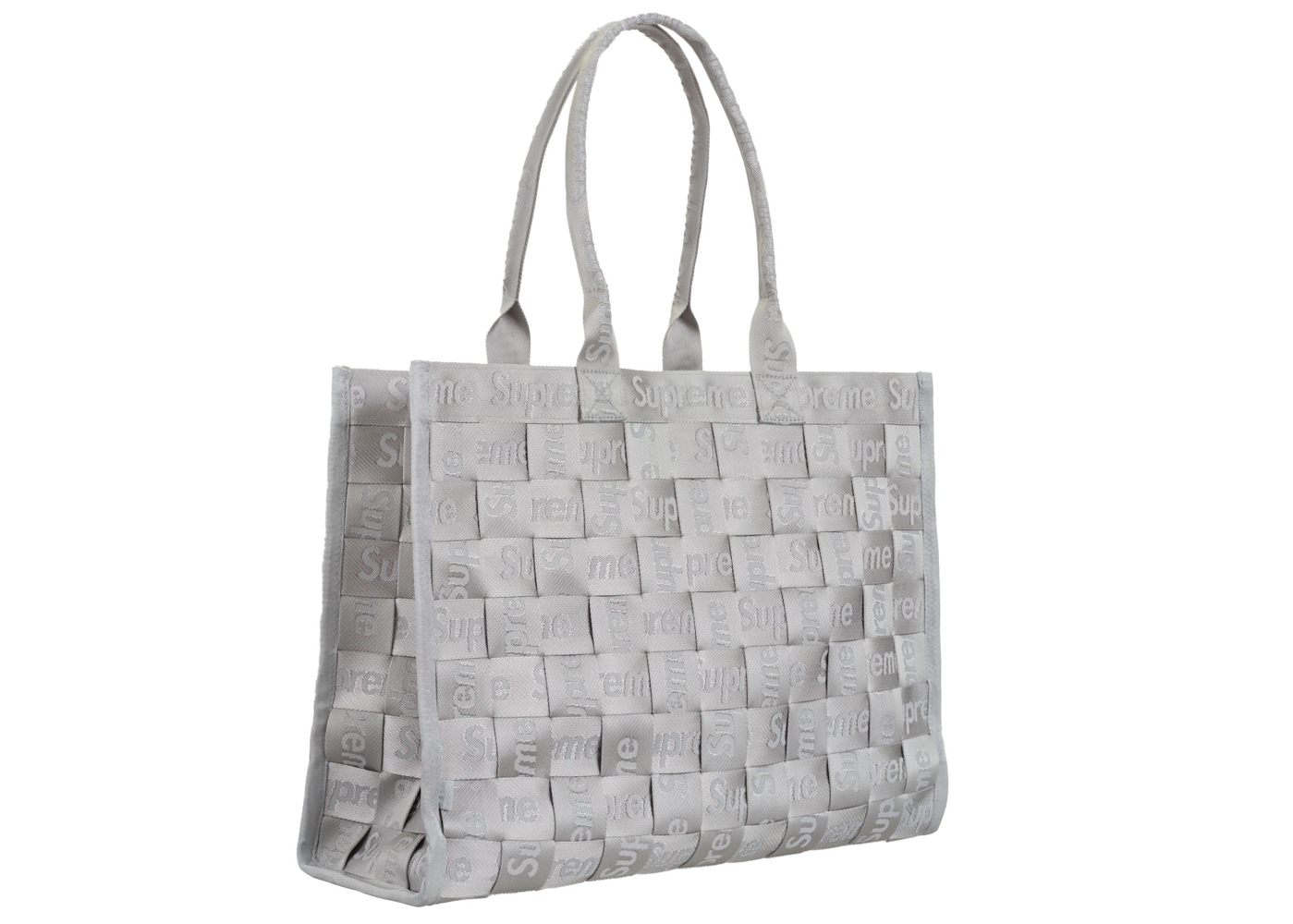 Supreme Woven Tote Grey - SS24 - US