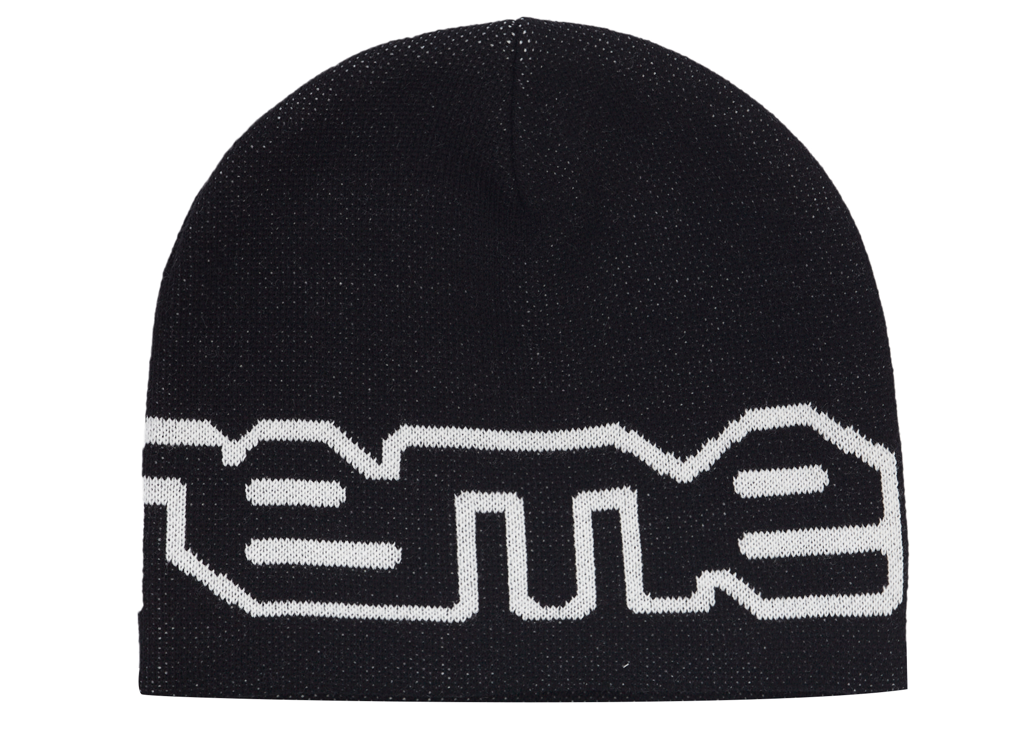 Felt logo beanie store supreme