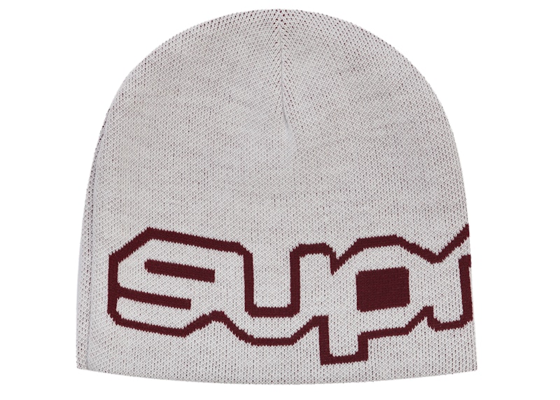 Supreme Wrap Logo Beanie White - FW21 - US