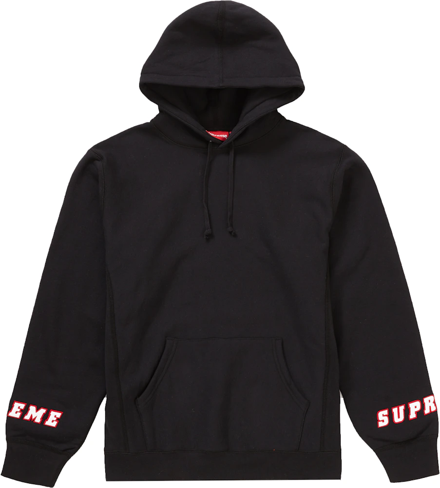 Supreme Wrist Logo Hooded Sweatshirt Black Men's - SS19 - US