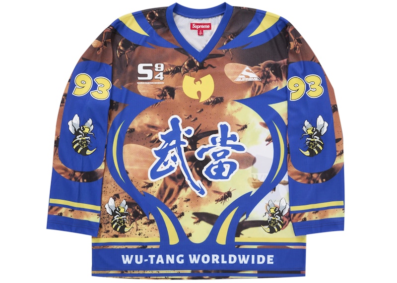 Supreme Wu-Tang Clan Hockey Jersey Blue Men's - FW25 - US