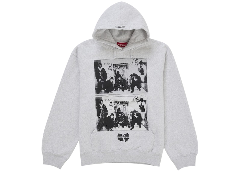 トップス Supreme x Wu-Tang Clan Hooded Sweatshirt Supreme Wu-Tang Clan Hooded Sweatshirt Heather Grey Men's - FW25 - US