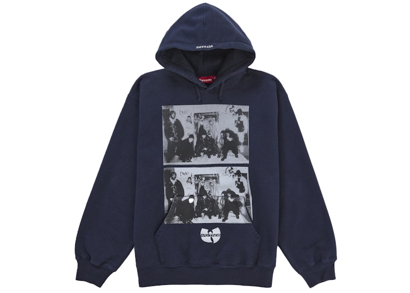 Supreme Wu-Tang Clan Hooded Sweatshirt Navy Men's - FW25 - US