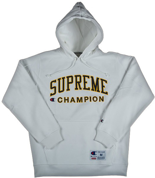 supreme champion hooded sweatshirt