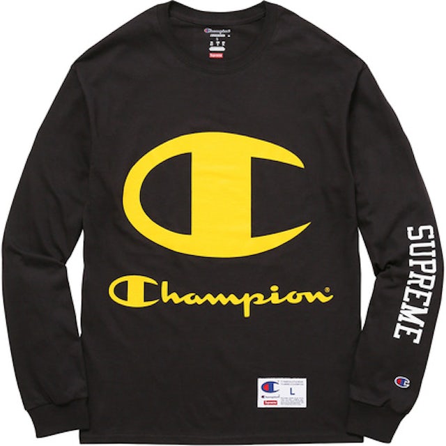 X Champion LS Black Men's - SS17 - US