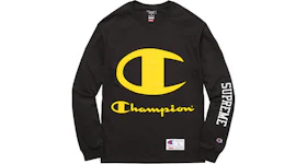 Supreme X Champion LS Tee Black