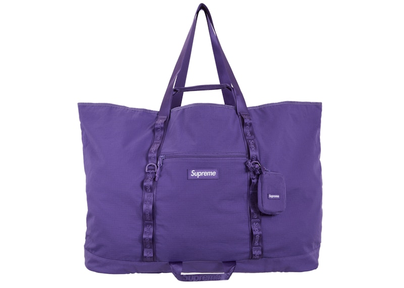 Supreme X-Large Tote Bag + Utility Pouch Purple - SS26 - JP