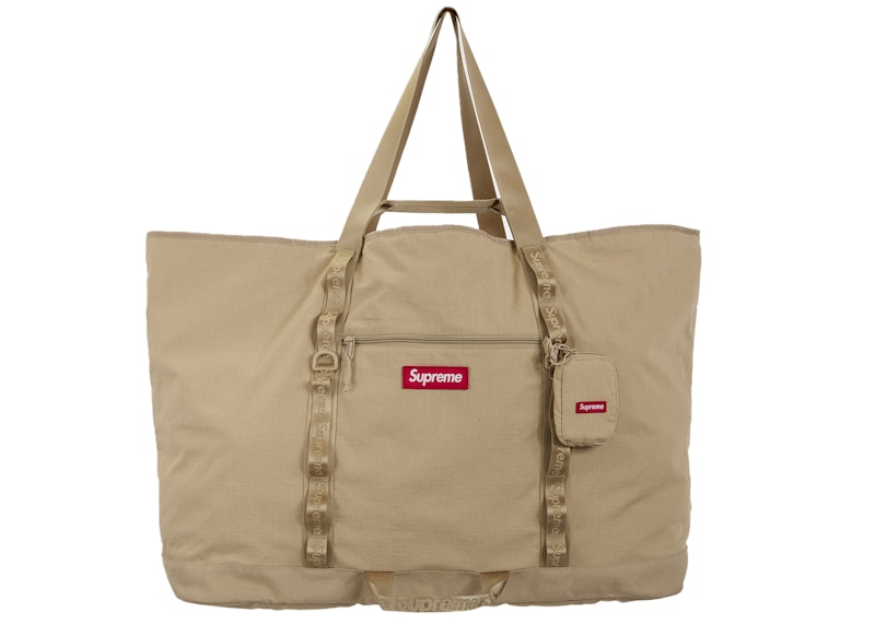 Supreme X-Large Tote Bag + Utility Pouch Tan - SS26 - US