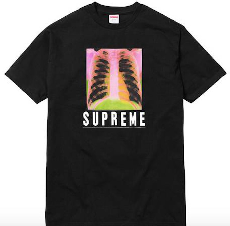 Supreme X Ray Tee Black Men's - FW16 - US