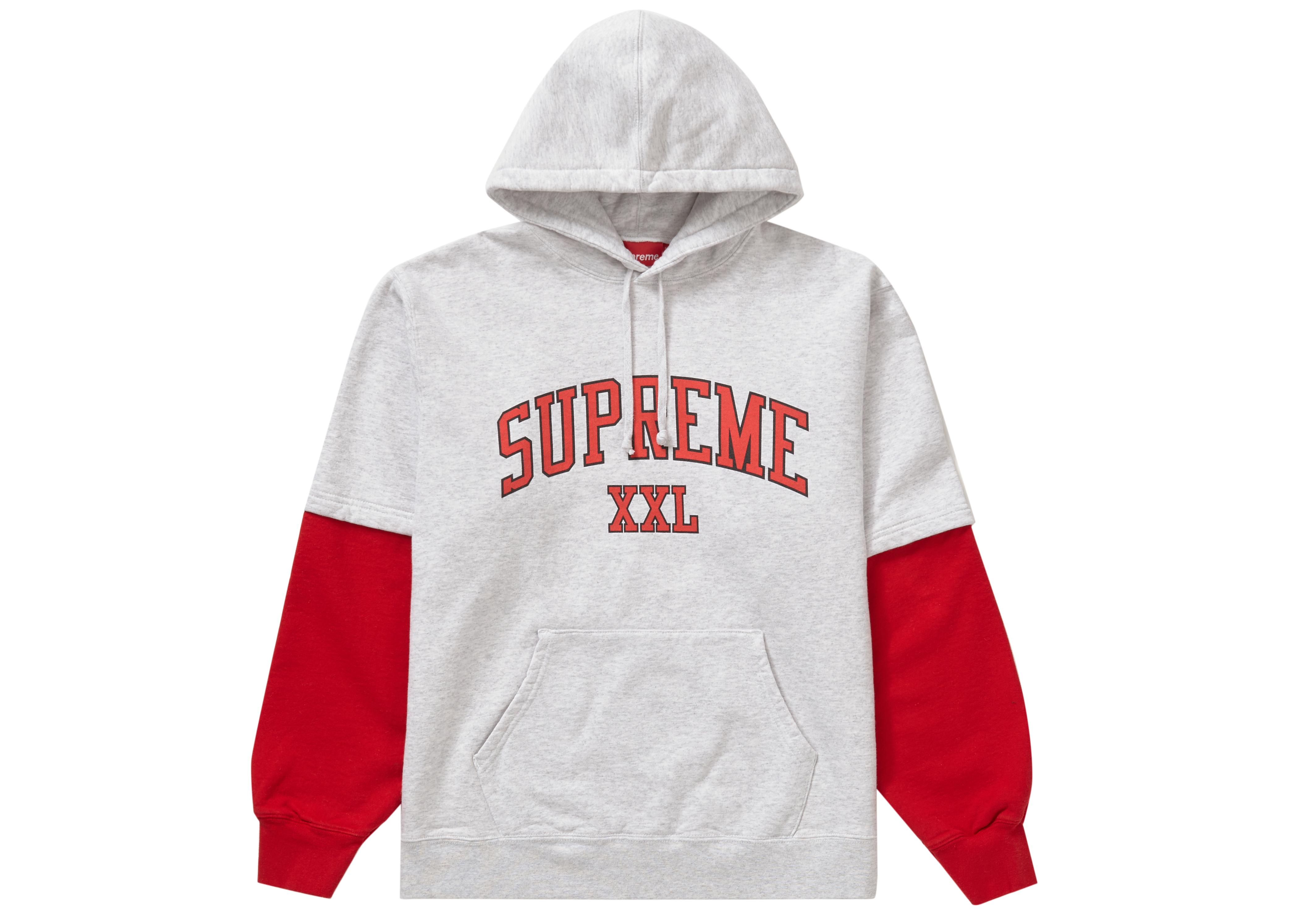 Supreme XXL Hooded Sweatshirt Ash Grey - SS20 - US
