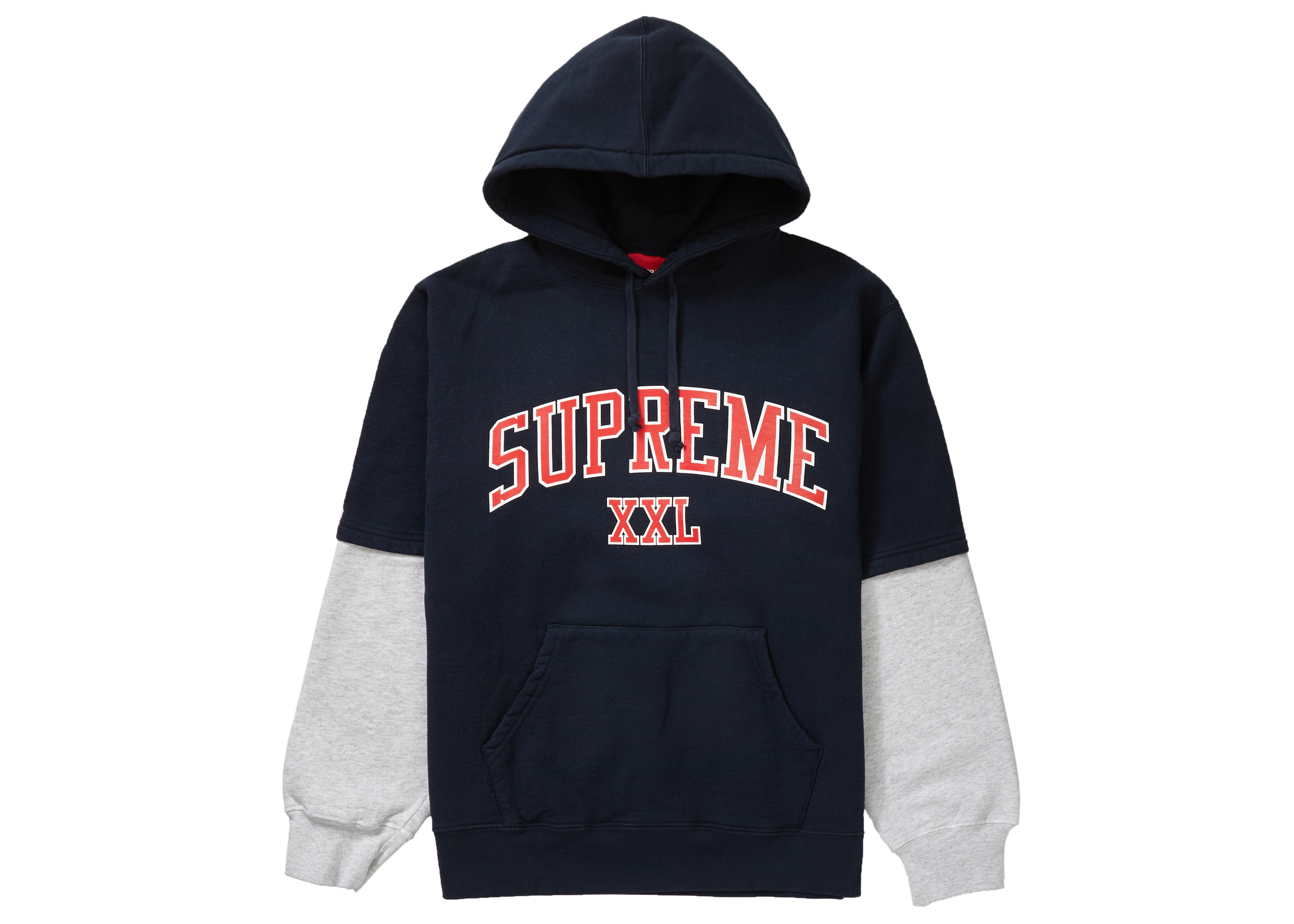 Supreme XXL Hooded Sweatshirt Navy メンズ - SS20 - JP