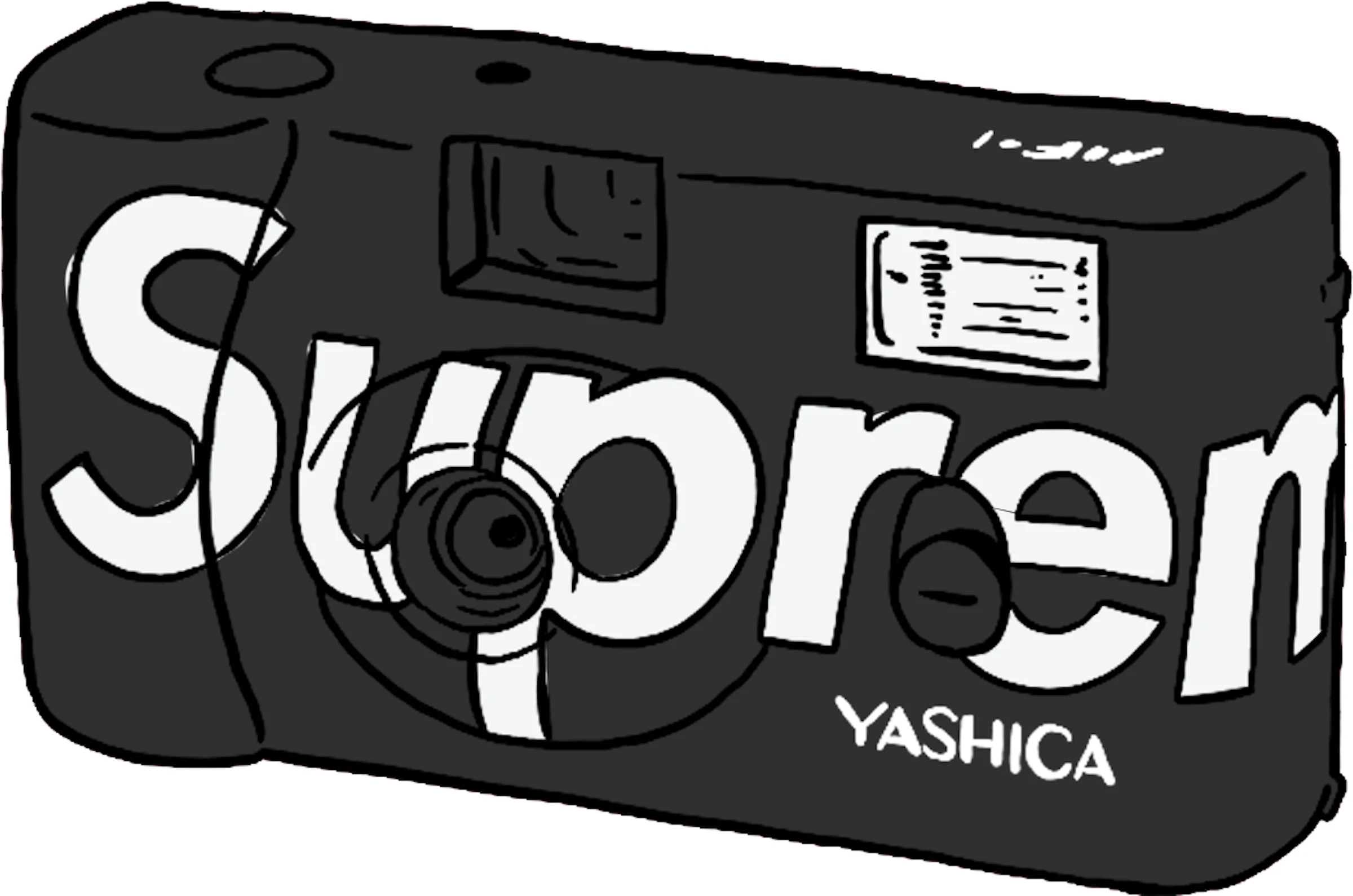 Supreme YASHICA シュプリームｘヤシカ MF-1 フィルムカメラ 