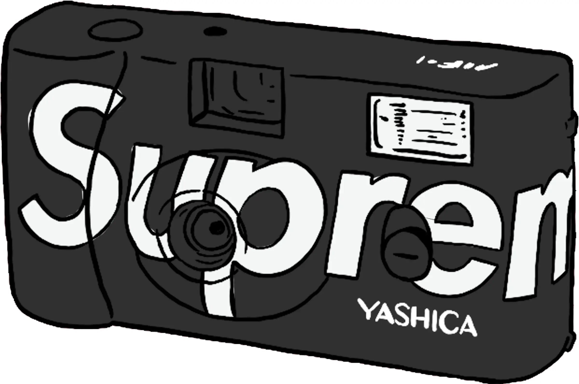 Supreme Yashica MF-1 Camera Black - SS21 - CN