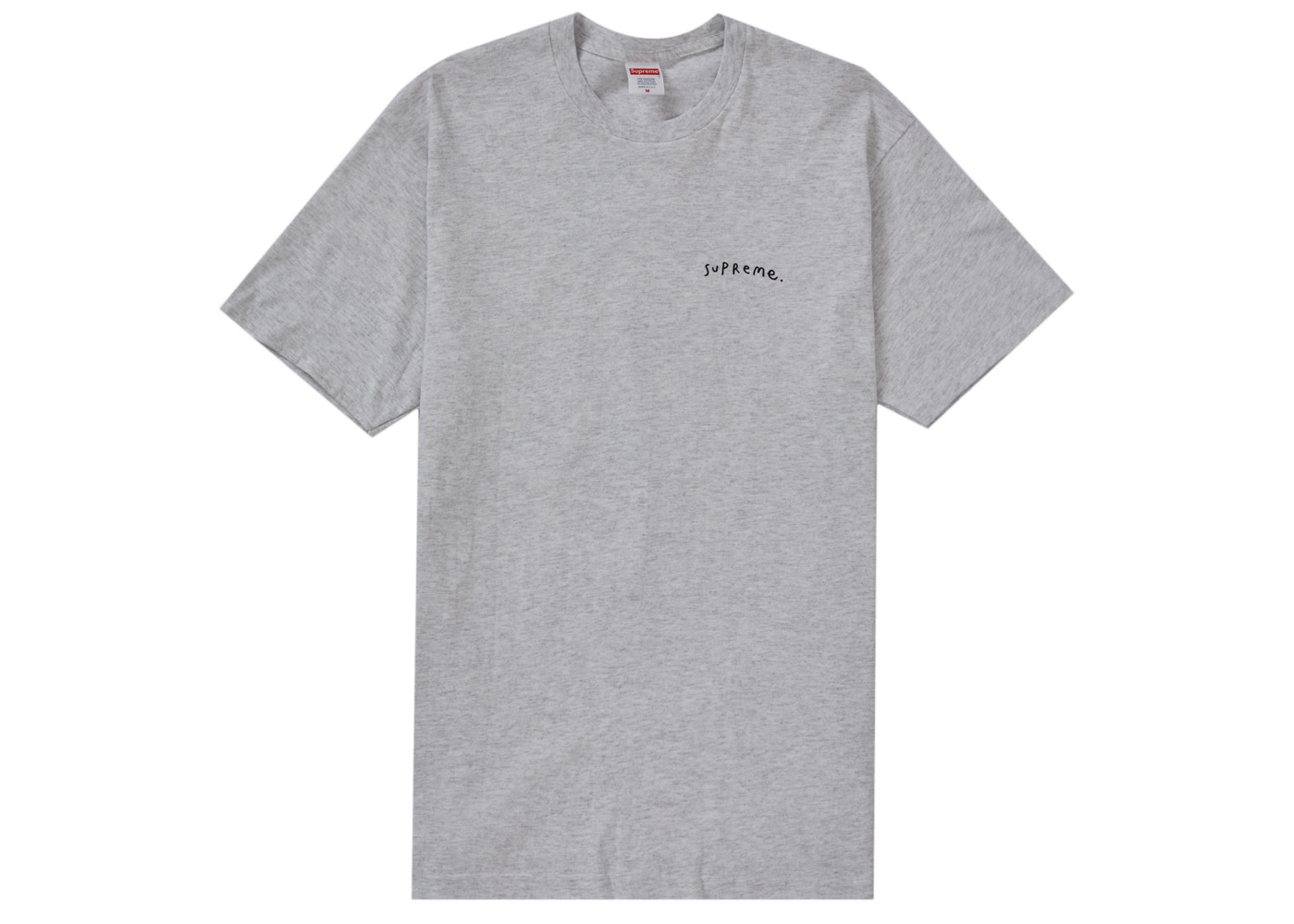 Supreme Yin Yang Tee Ash Grey Men's - FW23 - US