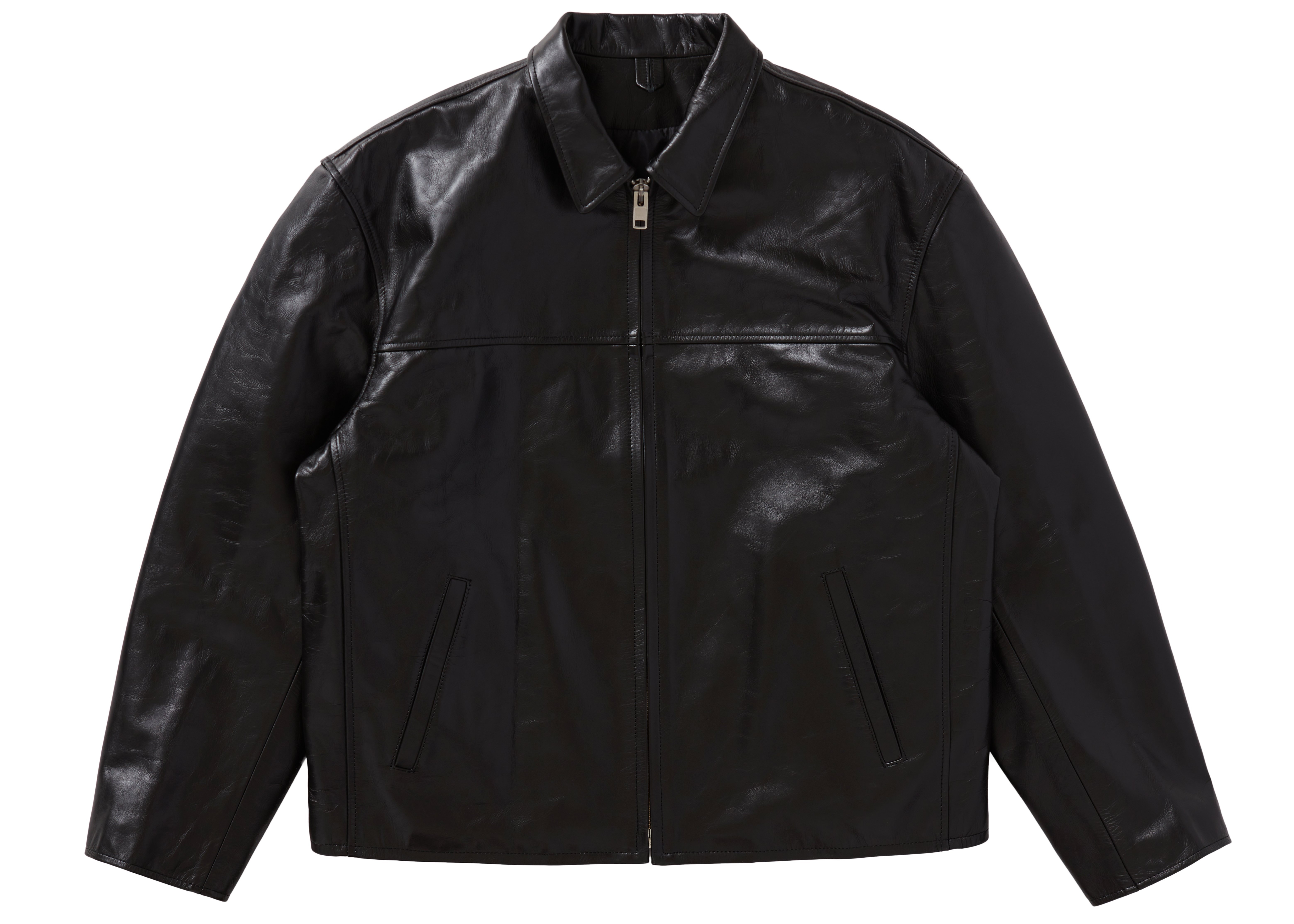 Supreme Yohji Yamamoto Leather Work Jacket Black Men's - FW20 - GB