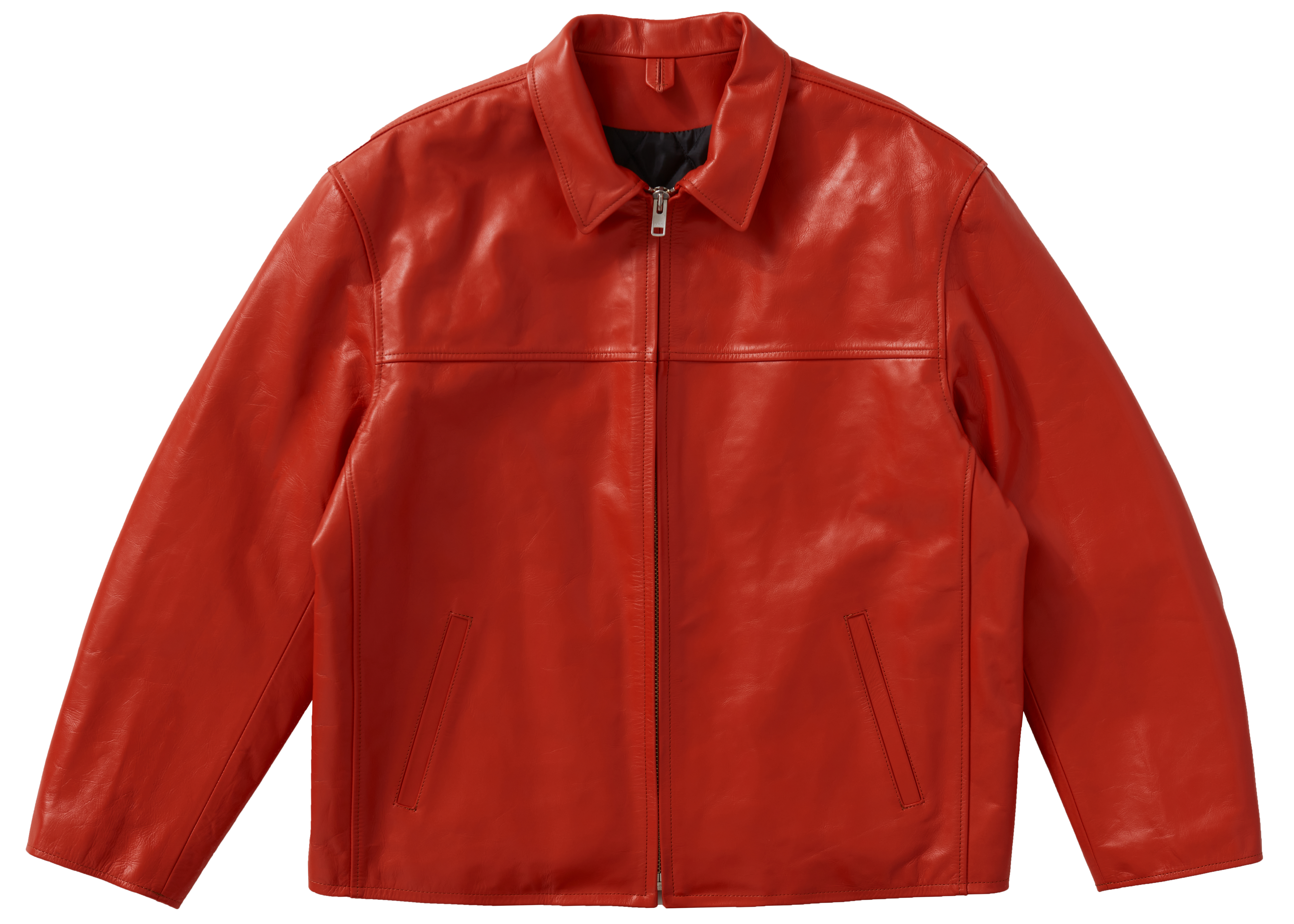 Supreme Yohji Yamamoto Leather Work Jacket Orange メンズ - FW20 - JP