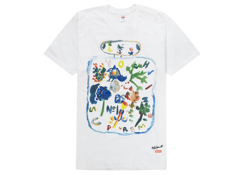 Supreme Yohji Yamamoto Scribble Portrait Tee White Men's - FW20 - US