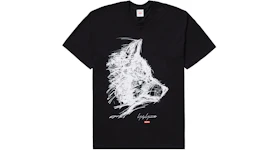 Supreme Yohji Yamamoto Scribble Wolf Tee Black