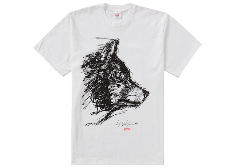 シュプリーム Yohji Yamamoto Wolf Tee ホワイト | hartwellspremium.com