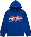 SUPREME x YOHJI YAMAMOTO x TEKKEN Hooded Game Sweatshirt Hoodie Royal Blue  Sz XL