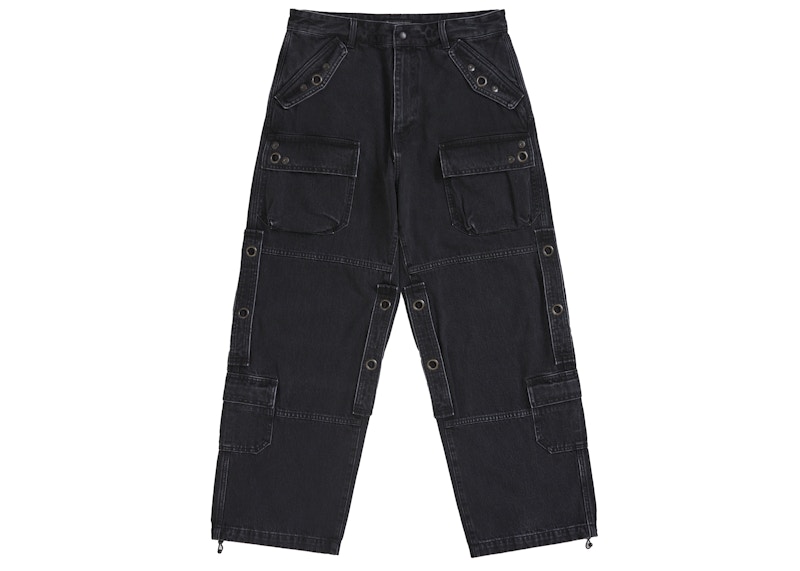 Pre-owned Supreme Men's Y's By Yohji Yamamoto Denim Utility Pant In Black