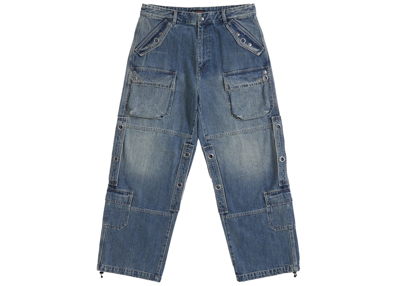 Supreme Y's by Yohji Yamamoto Denim Utility Pant Blue Men's - US