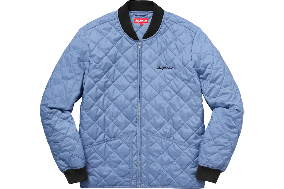 Supreme Zapata Quilted Work Jacket Light Blue