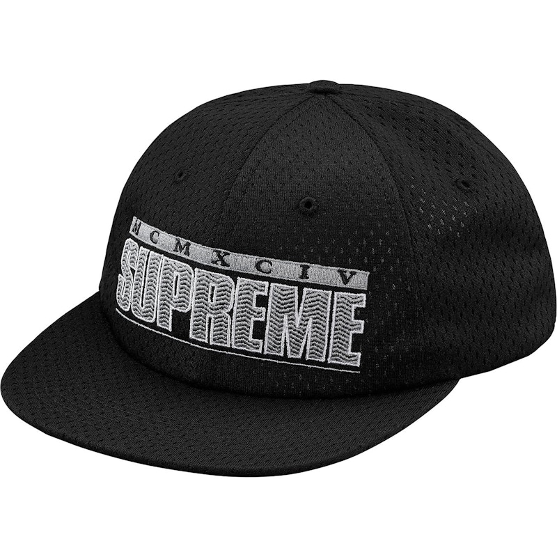 Supreme ZIGZAG 6PANEL CAP BLACK-eastgate.mk