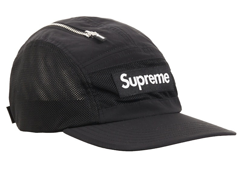 Supreme Zip Mesh Camp Cap (FW20) Black - FW20 - US