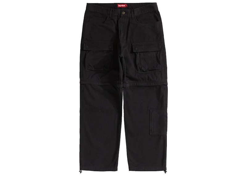 Supreme Zip-Off Utility Pant Black