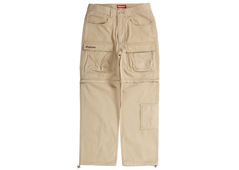 Supreme Zip-Off Utility Pant Khaki Men's - FW21 - US