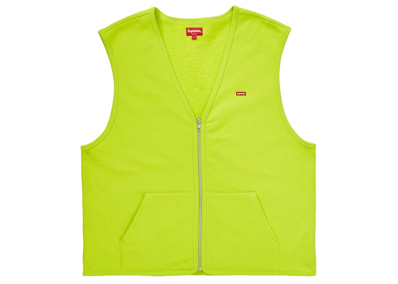 Supreme Zip Up Sweat Vest White Men's - FW20 - US