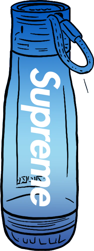 Supreme Zoku Glass Core 16 oz. Bottle Blue - SS21 - US