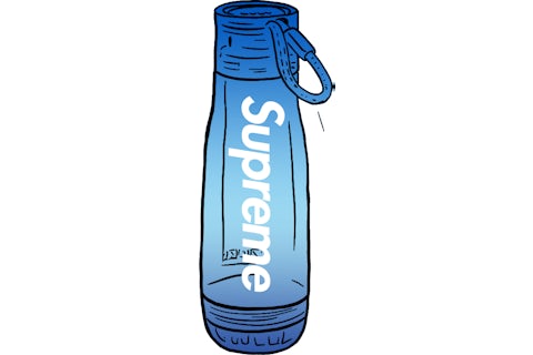 Supreme Zoku Glass Core 16 oz. Bottle Blue - SS21 - JP Supreme Zoku Glass Core 16 oz. Bottle Blue - SS21 - JP