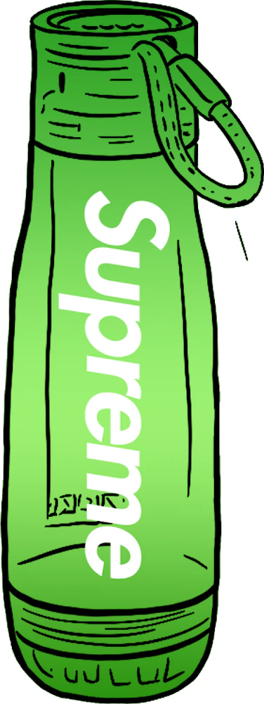 Supreme Zoku Glass Core 16 oz. Bottle Green - SS21 - US